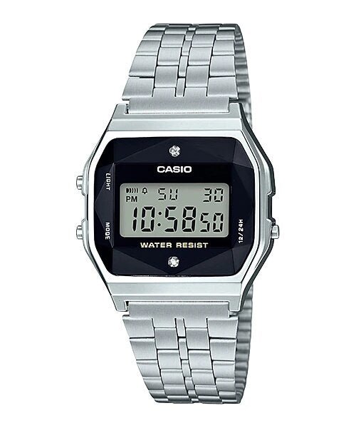 Casio A159WAD - 1ADF Digital Watch Stainless Steel Band - Zamana.pk
