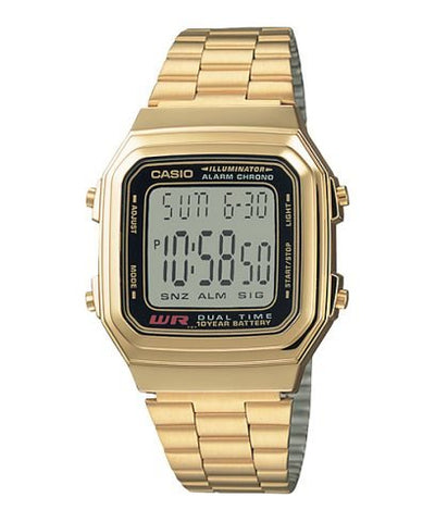 Casio A178WGA - 1A Stainless Steel Watch for Men - Zamana.pk