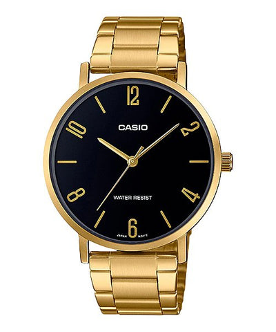 Casio Analog Men Case Gold Tone Stainless Steel MTP - VT01G - 1B2UDF Watch - Zamana.pk