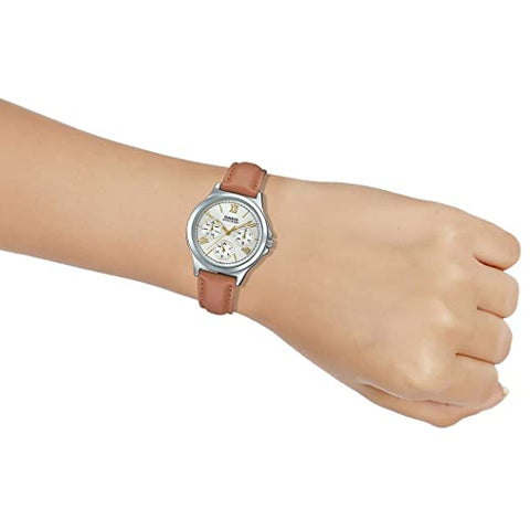 Casio Analog Silver Dial Women's Watch - LTP - V300L - 7A2UDF (A1703) - Zamana.pk