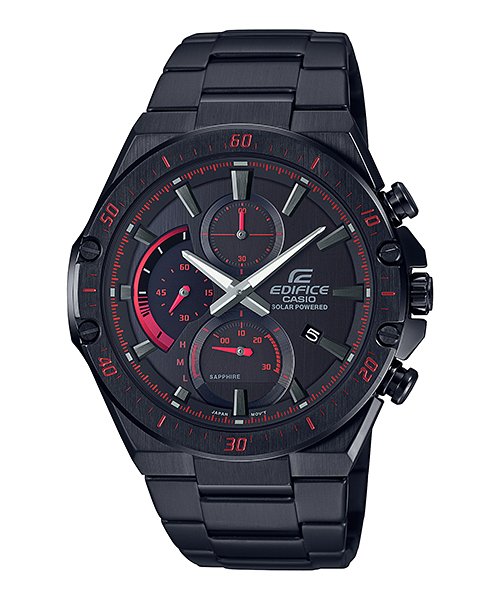 Casio Edifice EFS - S560DC - 1A Sapphire Crystal Solar Powered Chronograph Men's Watch - Zamana.pk
