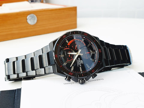 Casio Edifice EFS - S560DC - 1A Sapphire Crystal Solar Powered Chronograph Men's Watch - Zamana.pk