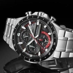 Casio Edifice EQS - 920DB - 1BVUDF Chronograph Black Dial Men's Watch - Zamana.pk