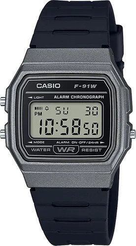 Casio - F - 91WM - 1B - Stainless Steel Watch For Men - Zamana.pk