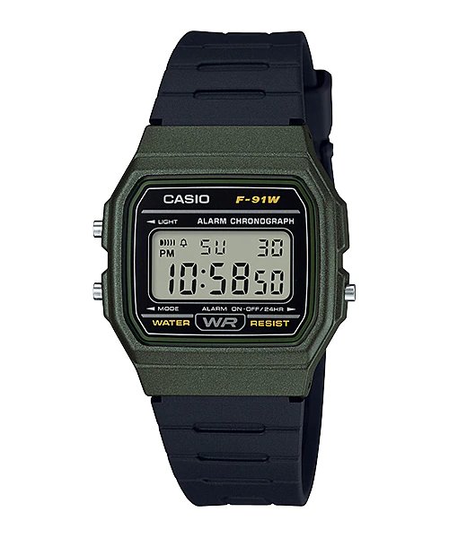 Casio - F - 91WM - 3A - Stainless Steel Watch For Men - Zamana.pk