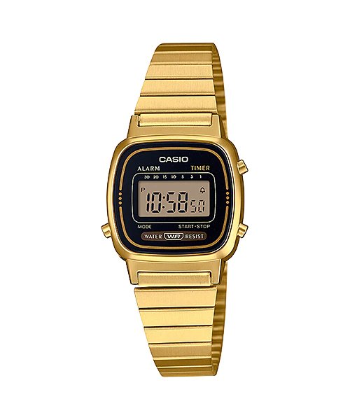 Casio - LA - 670WGA - 1D - Stainless Steel Watch For Women - Zamana.pk