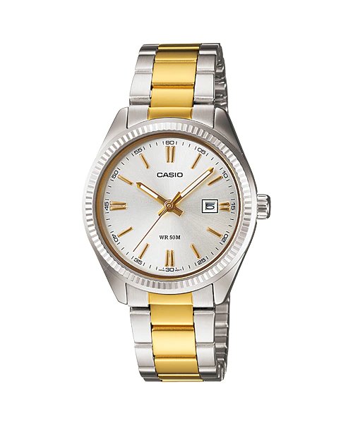 Casio - LTP - 1302SG - 7A - Classic Women’s Quartz Analogue Watch Steel Bracelet - Zamana.pk