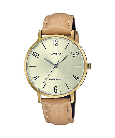 Casio - LTP - VT01GL - 9B2 - Stainless Steel Watch For Women - Zamana.pk