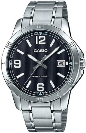 Casio - MTP - V004D - 1B2UDF - Stainless Steel Wrist Watch for Men - Zamana.pk