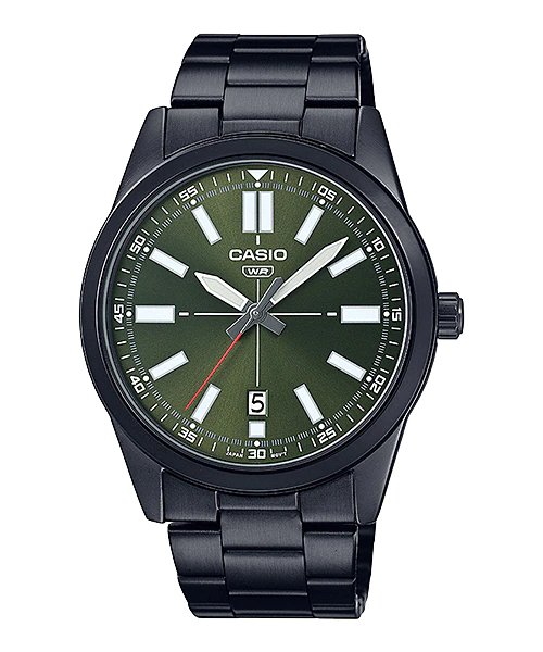 Casio - MTP - VD02B - 3E - Stainless Steel Watch For Men - Zamana.pk