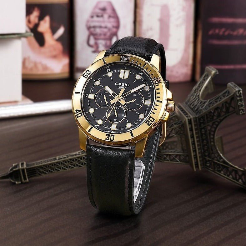 Casio - MTP - VD300GL - 1E - Stainless Steel Watch For Men - Zamana.pk