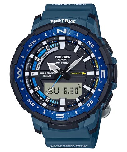 Casio - PRT - B70 - 2D - Resin Blue Analog Pro Trek Watch - Zamana.pk