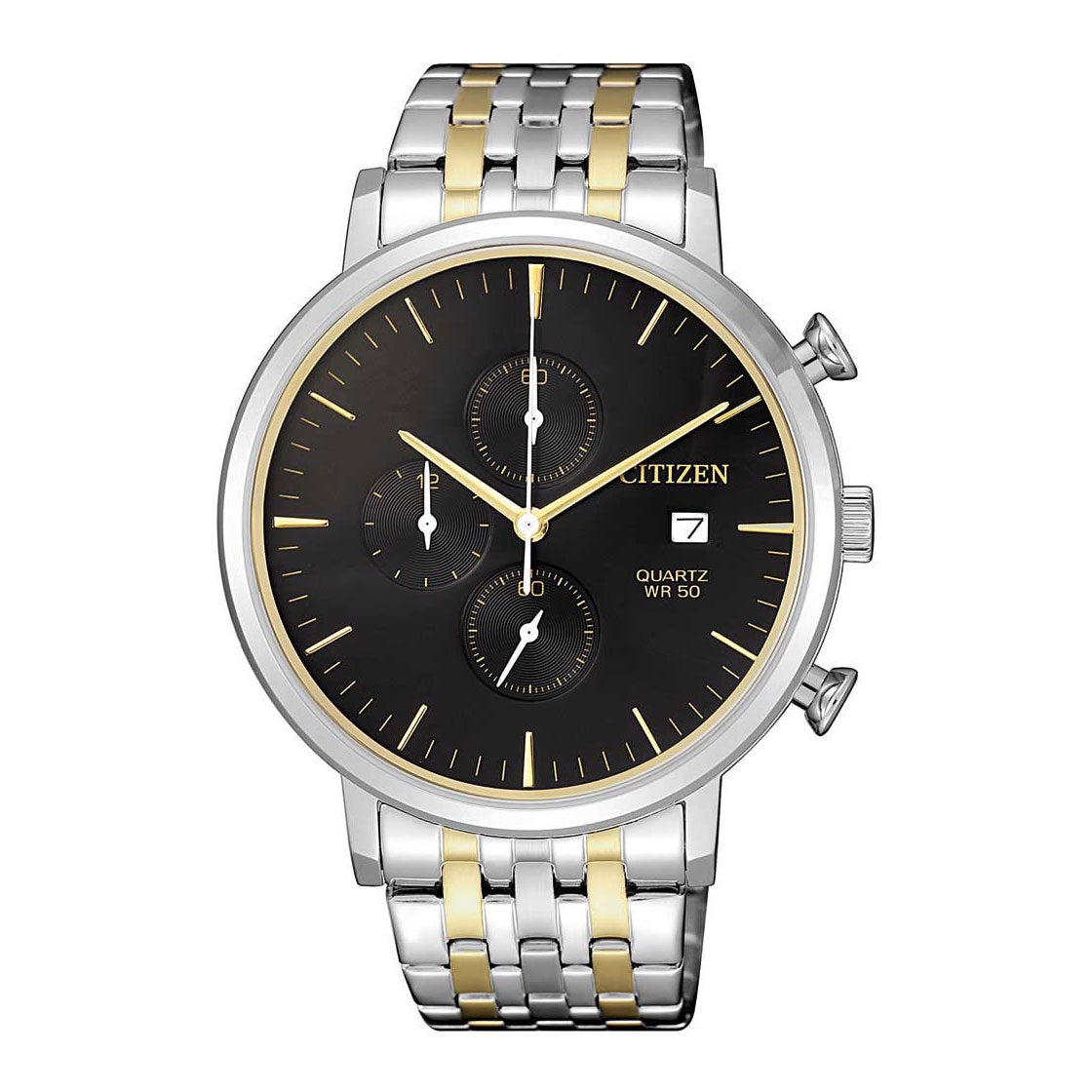 Citizen - AN3614 - 54E - Quartz Chronograph Stainless Steel Watch For Men - Zamana.pk