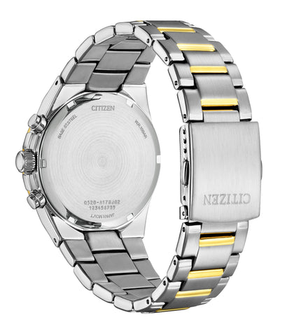 Citizen - AN8176 - 52L - Quartz Chrongraph Stainless Steel Watch For Men - Zamana.pk