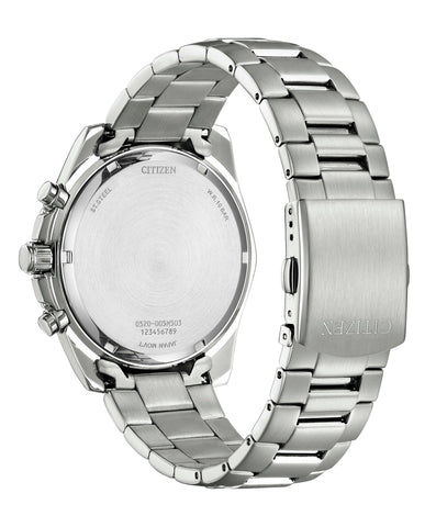 Citizen - AN8200 - 50X - Quartz Chronograph Stainless Steel Watch For Men - Zamana.pk