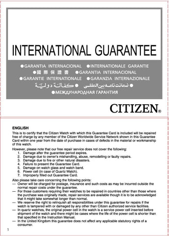 Citizen - BI1054 - 04A - QUARTZ MEN WATCH - Zamana.pk