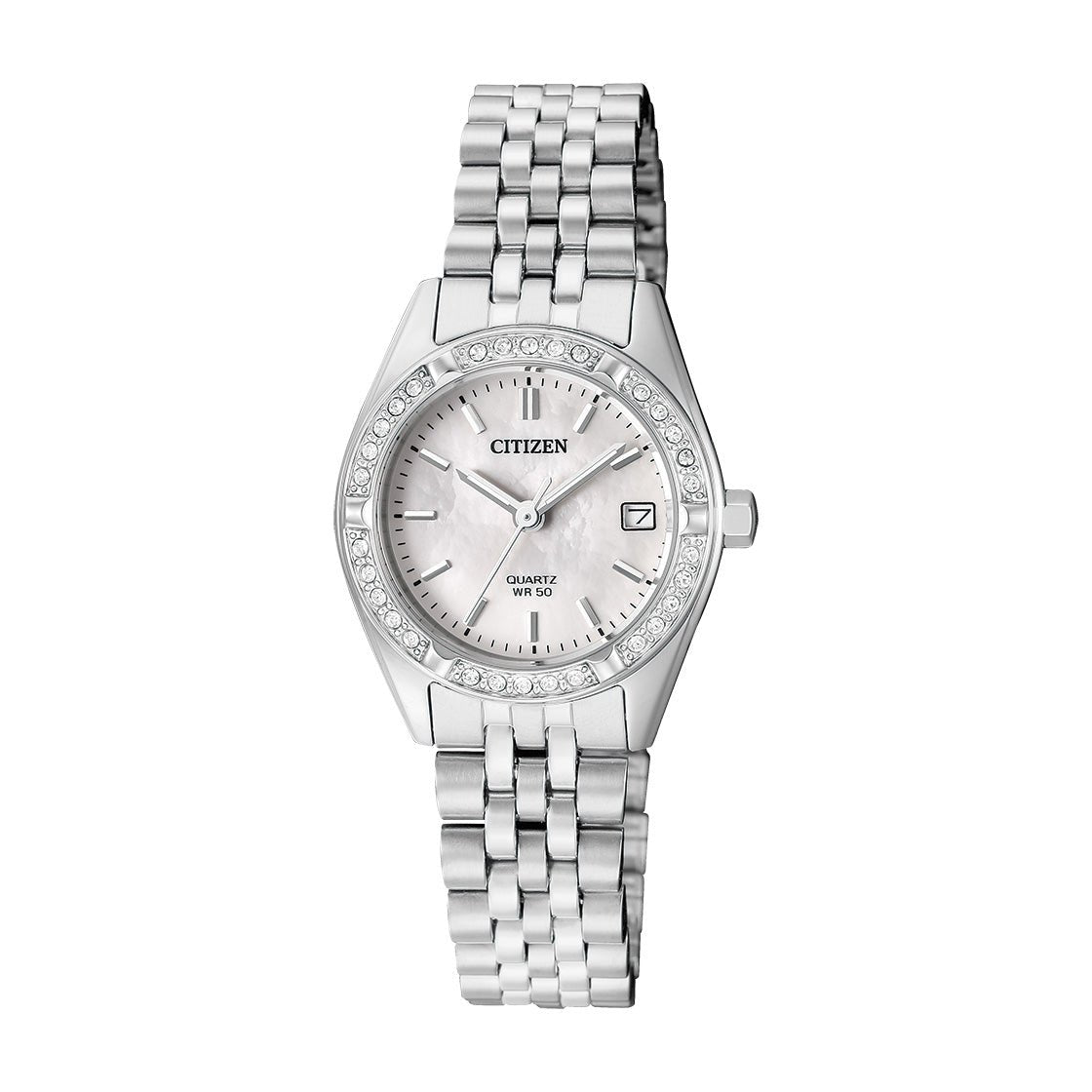 Citizen - EU6060 - 55D - Quartz Stainless Steel Watch For Women - Zamana.pk