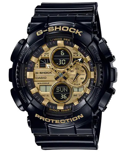 GA - 140GB - 1A1 Casio G - Shock Mens Analog - Digital Yellow Sport Quartz Casio - Zamana.pk