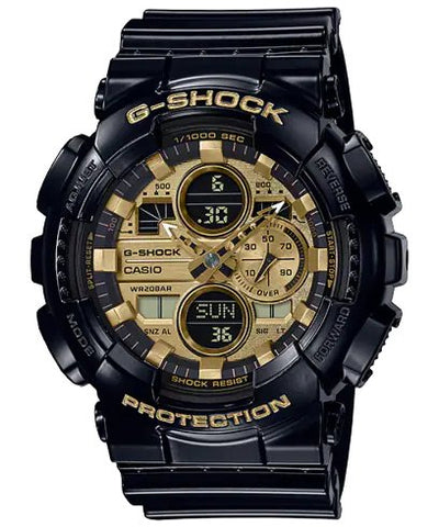 GA - 140GB - 1A1 Casio G - Shock Mens Analog - Digital Yellow Sport Quartz Casio - Zamana.pk