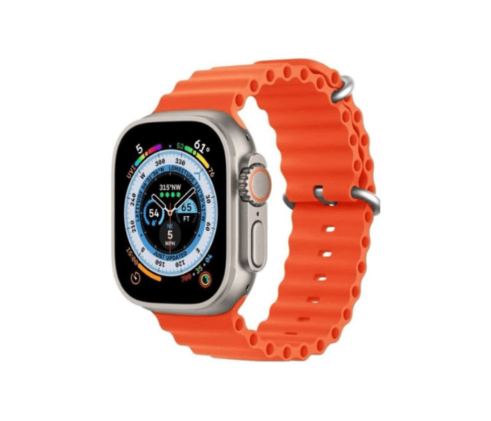 Haino Teko Germany GP8 Smart Watch Ultra with Two Set Strap and Bluetooth Wireless Earphone Combo - Zamana.pk