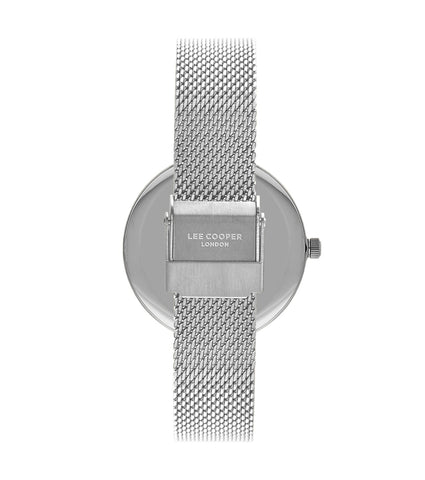 Lee Cooper LC07806.380 Women's Super Metal Silver Mesh Watch - Zamana.pk