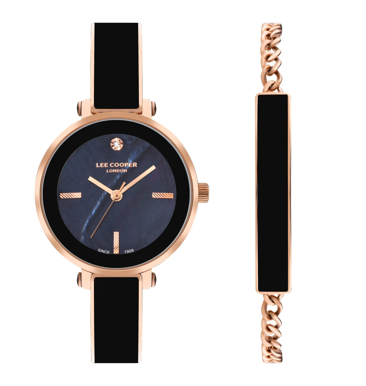 Lee Cooper LC07813.450 Women's Super Metal Rose Gold Watch - Zamana.pk