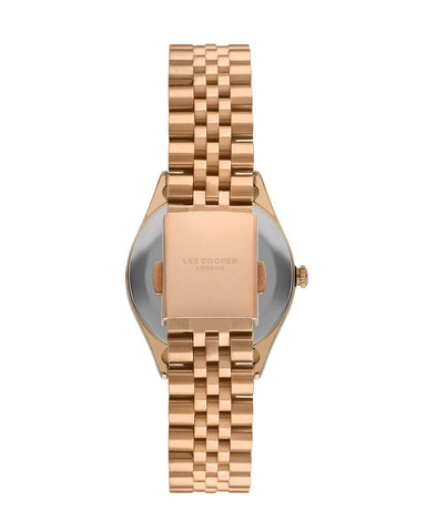 Lee Cooper LC07818.430 Women's Super Metal Rose Gold Watch - Zamana.pk