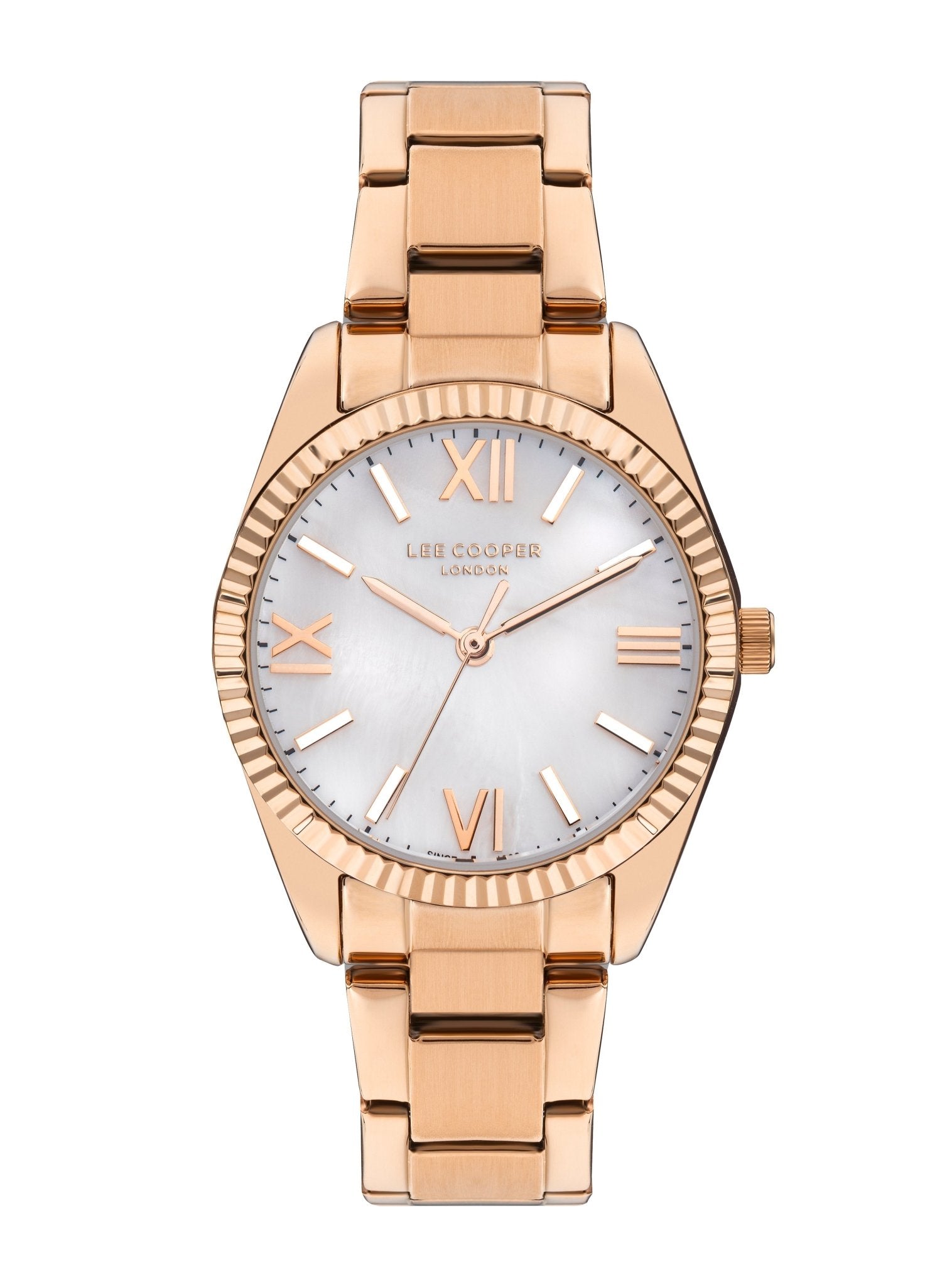 Lee Cooper LC07868.420 Women's Super Metal Rose Gold Watch - Zamana.pk