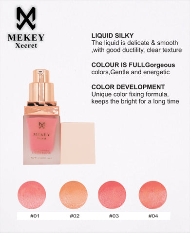 Mekeyxecret Natural, Long - Lasting, Liquid Blush - Zamana.pk