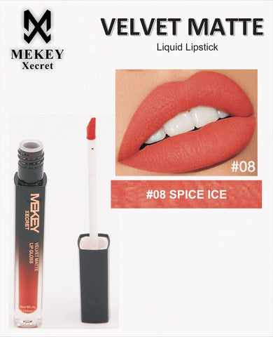 Mekeyxecret Velvet Matte Lip Gloss - Zamana.pk