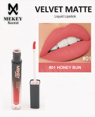 Mekeyxecret Velvet Matte Lip Gloss - Zamana.pk