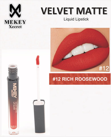 Mekeyxecret Velvet Matte Lip Gloss - Zamana.pk