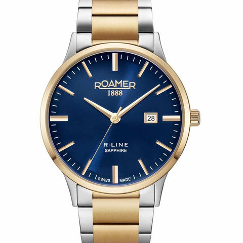 ROAMER 718833 48 45 70 R Line Classic Swiss Made Watch for Men - Zamana.pk