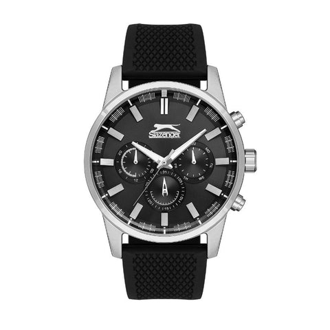 Slazenger SL.09.2107.2.01 Gents Stainless Steel Watch Black - Zamana.pk