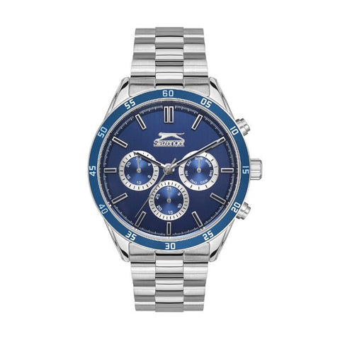 Slazenger SL.09.2109.2.05 Gents Stainless Steel Watch Blue - Zamana.pk