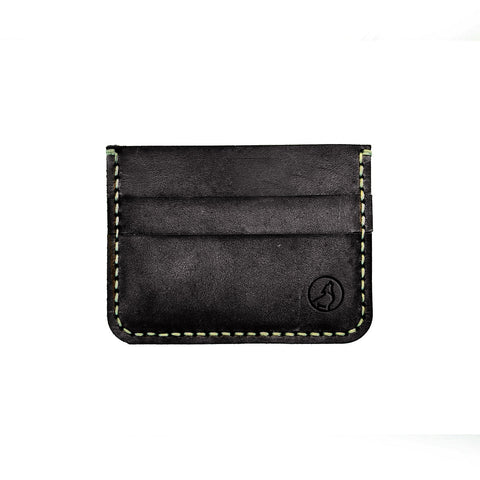 The Artisan: A Leather Cardholder Wallet - Coffee Color - Zamana.pk
