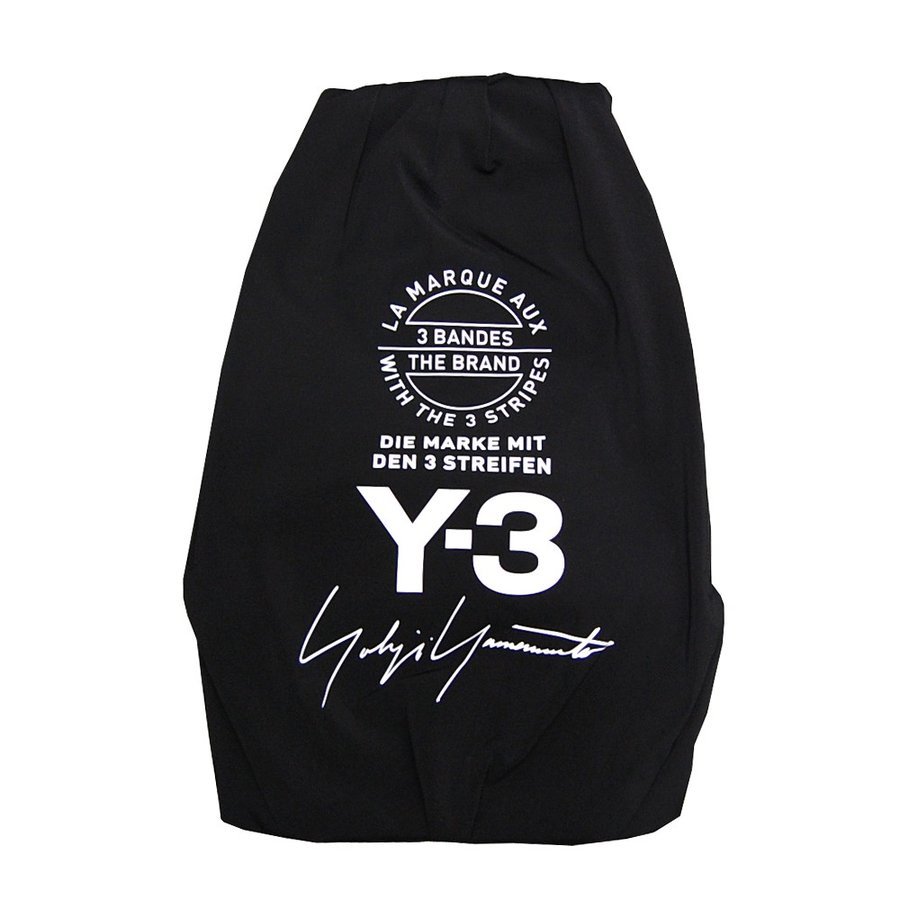 Y - 3 YOHJI Yamamoto Adidas Designer Backpack Black Bag With White Logo NWT - Zamana.pk