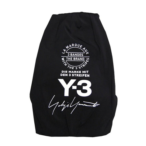 Y - 3 YOHJI Yamamoto Adidas Designer Backpack Black Bag With White Logo NWT - Zamana.pk